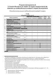 Filozofia teoretyczna po niefilozoficznych studiach I stopnia