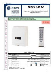 CDVi Profil 100 EC instructions.pdf - Intercoms R Us