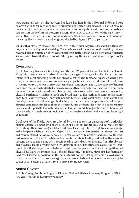 Status of Caribbean coral reefs after bleaching and hurricanes in 2005