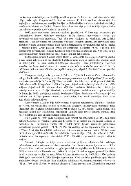 ABSTRACTS Of the 28th Scientific Conference - Latvijas ...