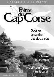 Dossier Le sentier des douaniers - La pointe du Cap Corse