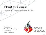 FEniCS Course - FEniCS Project