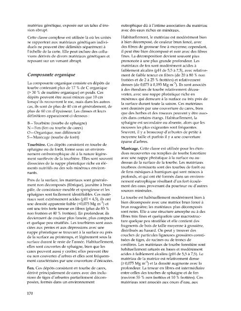 Le système Canadien de classification des Sols, 3ième éditions. 1998