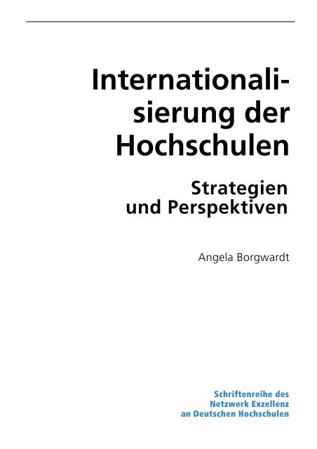 Internationalisierung der Hochschulen - Bibliothek der Friedrich ...