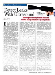 Detect Leaks With Ultrasound - UE Systems