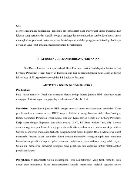PROFILE JURUSAN BUDIDAYA PERTANIAN.pdf - Situs Resmi ...