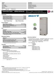 Submittal Data : - LG-VRF.com