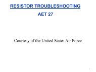 Resistor Troubleshooting - NCATT