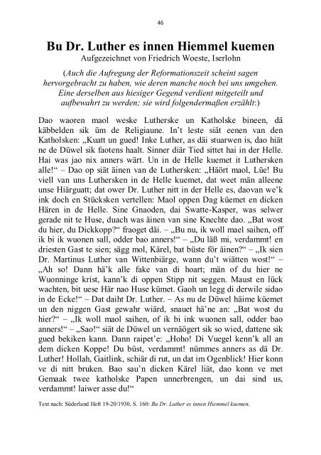 Johann Friedrich Leopold Woeste - Christine Koch Mundartarchiv