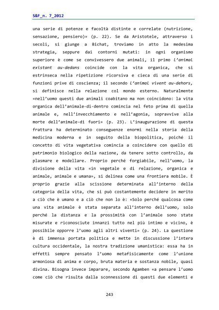 Giorgio Agamben L'aperto. L'uomo e l'animale - scienzaefilosofia.it