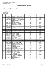 LISTA CANDIDAÅ¢ILOR RESPINÅI