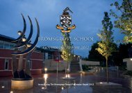 Governors report.indd - Bromsgrove School
