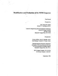 Modification andrEvaluation of the WINS Impactor