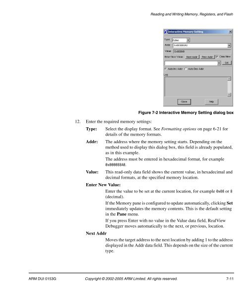 RealView Debugger User Guide - ARM Information Center