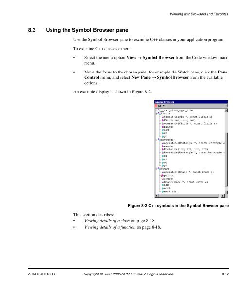 RealView Debugger User Guide - ARM Information Center