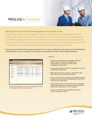 PROLOG Converge Product Brochure - Applied Software