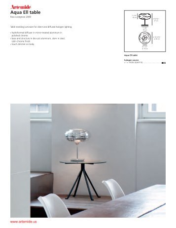 Aqua Ell table - Artemide