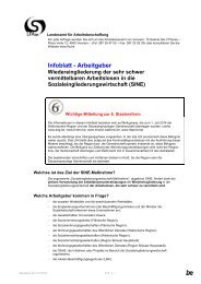 Infoblatt - Arbeitgeber