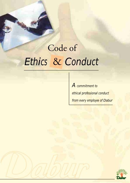 Ethics & Conduct - Dabur India Limited