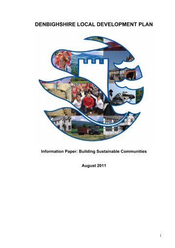 IP002 document (August 2011) - Denbighshire Local Development ...