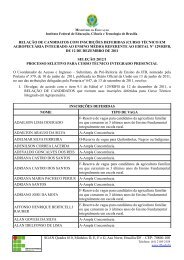 relação de candidatos com inscrições deferidas (curso técnico ... - IFB