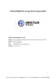 Dinstar DWG2008/2016 AskoziaPBX Guide (PDF)