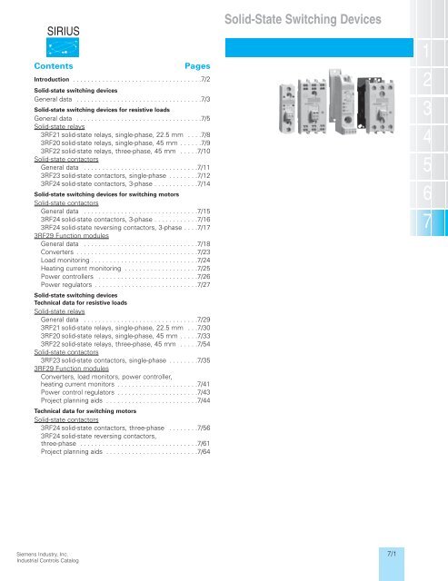 Solid-State Switching Devices for Resistive Loads - Siemens