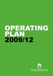 Highlands & Islands Enterprise operating plan - Moray Performs