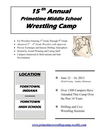 a camp flyer - IndianaMat.com Indiana High School Wrestling ...