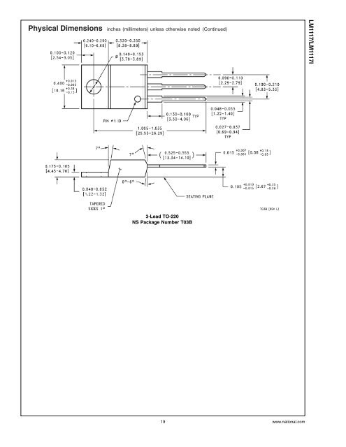 LM1117/LM1117I 800mA Low-Dropout Linear Regulator