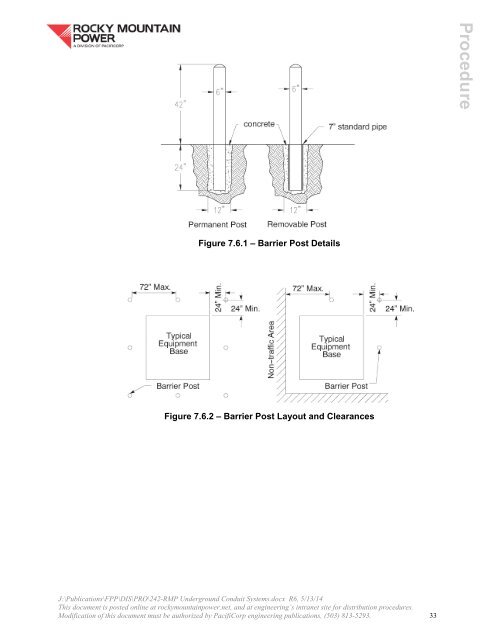 RMP Underground Conduit System Installation Guide (Procedure 242)