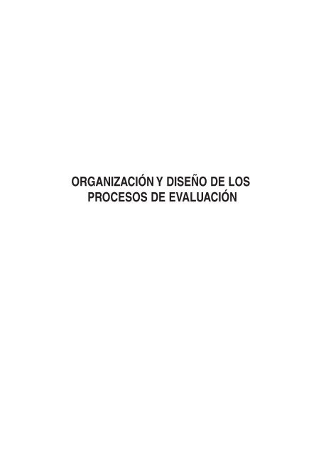 organizaciÃ³n y diseÃ±o de los procesos de evaluaciÃ³n - Lanbide