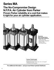 Parker NFPA Pneumatic Cylinder - Series MA - Wainbee Limited