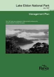 Lake Eildon National Park Management Plan 1997 - Parks Victoria