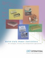 Solid-state Power Controllers - Esterline