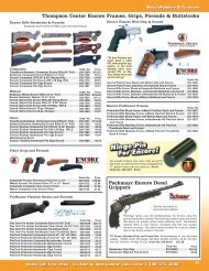 Thompson Center Encore Frames, Grips, Forends & Buttstocks ...