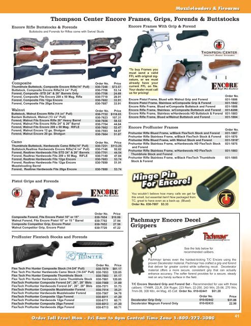 Tc Shockwave Ballistic Chart Hunting