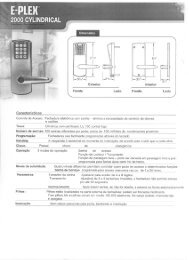 E-PLEX 2000 CYLINDRICAL.pdf - Kaba do Brasil LTDA