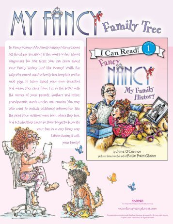 Fancy Nancy: My Family History