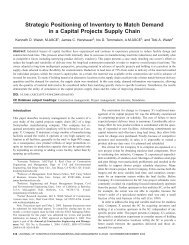 Strategic Positioning of Inventory to Match Demand ... - ResearchGate