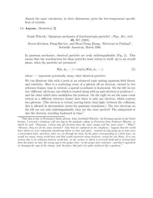 4. Bosons, Fermions, and Anyons - Are you sure you want to look at ...