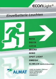 PDF Einzelbatterieleuchten econLight - ALMAT AG