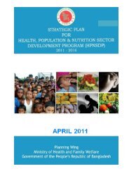 Strategic Plan HPNSDP 2011-16 - Bangladesh Medical Association ...
