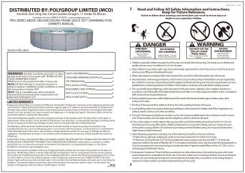 pool assembly instructions (PDF) - Meijer