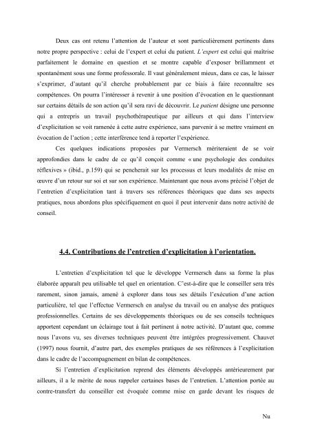 SAUTER Entretien d orientation pour DE 2005.pdf - ArianeSud ...