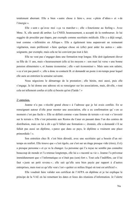 SAUTER Entretien d orientation pour DE 2005.pdf - ArianeSud ...