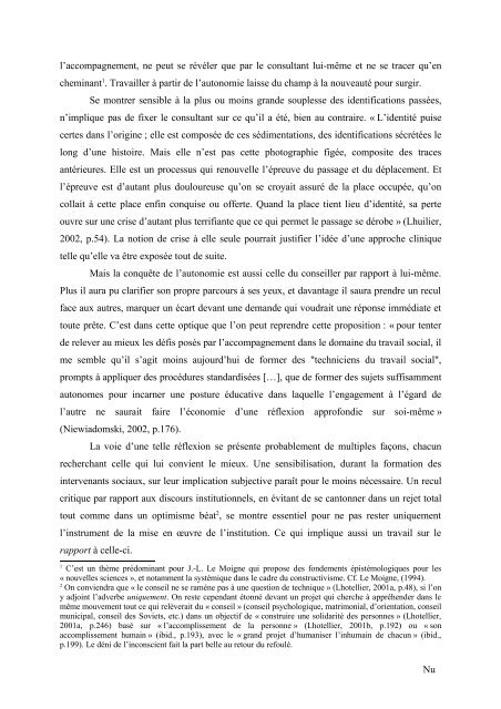 SAUTER Entretien d orientation pour DE 2005.pdf - ArianeSud ...