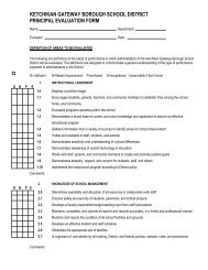 ketchikan gateway borough school district principal evaluation form