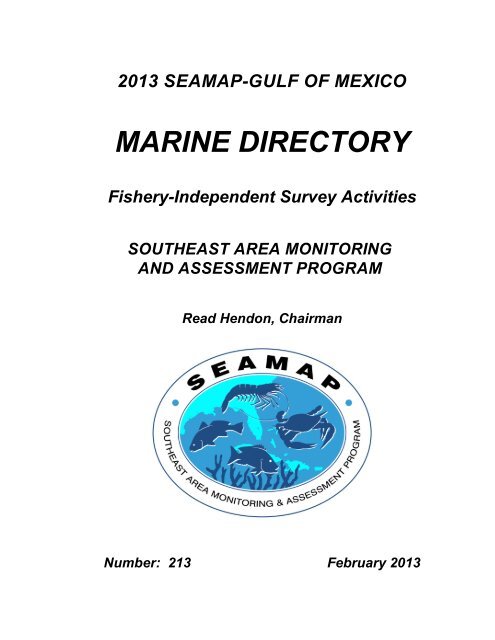 MARINE DIRECTORY - Gulf States Marine Fisheries Commission