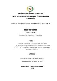 tesis de grado - Repositorio UTM - Universidad TÃ©cnica de ManabÃ­